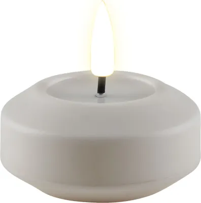 Image de Bougie flottante LED Deluxe Homeart 2 pièces en plastique - Blanc
