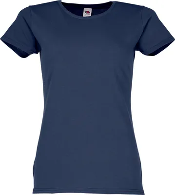 Produktbild von Fruit of the Loom Ladies Iconic 150 T-Shirt Farbe: navy Größe: L