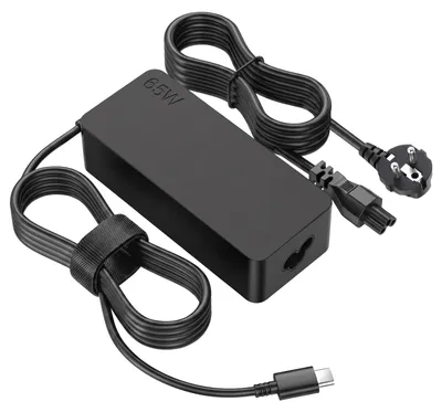 Immagine prodotto di Avizar, alimentatore USB-C da 65W per PC portatile / HP / Lenovo / Asus, colore nero