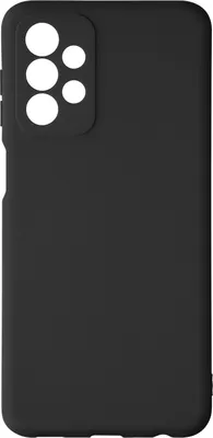 Image de Housse de protection en silicone mat antidérapante pour Samsung A23 5G - Noir
