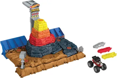 Immagine prodotto di Hot Wheels Arena Smashers: Set Demolizione Piramide Bone Shaker