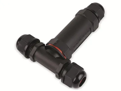 Obrázok produktu pre OPTONICA kábel T-konektor, vonkajší 6642, IP 68, ohňovzdorný, 0,5...2,5 mm², 450 V
