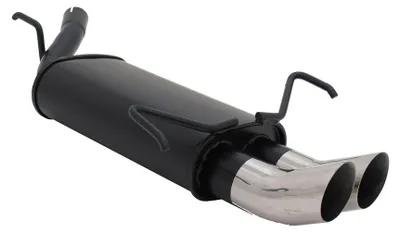 Image de Echappement sport Novus pour Opel Corsa C 2x76mm DTM Silencieux final avec ABE