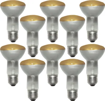 Produktbild von 10 x Leuci Reflektor Glühbirne R63 40W E27 Gelb Glühlampe dimmbar