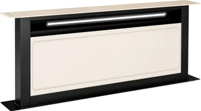 Produktbild von Klarstein Victoria Downdraft Dunstabzugshaube -  , 714 m³/h Luftdurchsatz, Flüsterleise 52 dB, Touchscreen-Steuerung, Spülmaschinenfeste Filter, LED-Beleuchtung, Creme