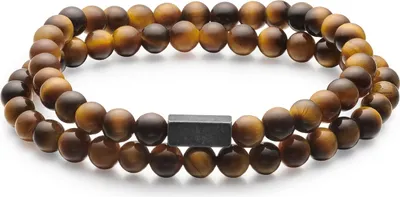 Produktbild von True Rebels Armband Edelstahl Tigerauge 50060054