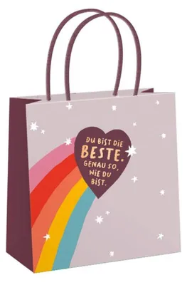 Produktbild von Geschenktüte klein Du bist die Beste...