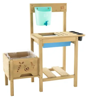 Produktbild von TP Toys Grow Up Kinder Hochbeet und Matschtisch mit Waschbecken