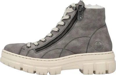 Image de Bottes à lacets Rieker Gris