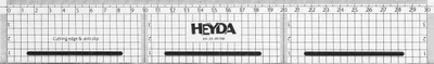 Produktbild von 6Xheyda 2049780 Lineal30Cmrutschstop