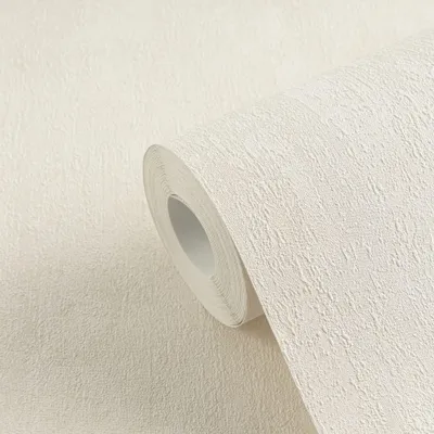 Produktbild von Tapete in Betonoptik Creme Beige - Unifarbene Strukturtapete Vlies modern AS-Creation (KG-174716)