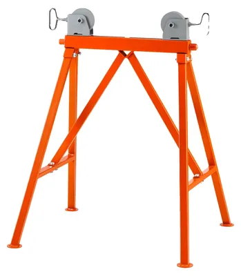 Image de VEVOR Support à roulettes avec tête de roulette Capacité de charge 1134 kg Support à roulettes #45 en acier Support à roulettes 5 à 91 cm Support de travail Support de montage Convient pour l'entretien des canalisations ou la construction de bâtiments