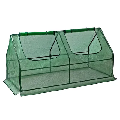 Obrázek produktu pro Skleník Chladicí rám Sazenice pro skleník 180x90x90 cm zelená