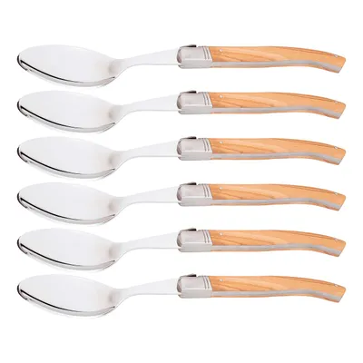 Produktbild von Laguiole Tradition Esslöffel-Set, 6 Stück, Olivenholz