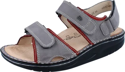 Produktbild von FINN COMFORT FINNAMIC Yuma Damen Sandale grau Nubukleder - Größe: 41