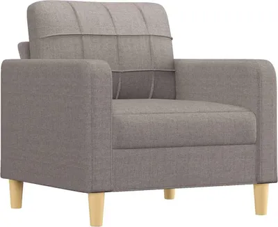 Obrázok produktu pre vidaXL Rozkladacie kreslo Taupe 60 cm Látka