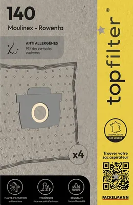 Obrázok produktu pre 4 vrecia vysávač Rowenta Silence Force Moulinex TopFilter Premium