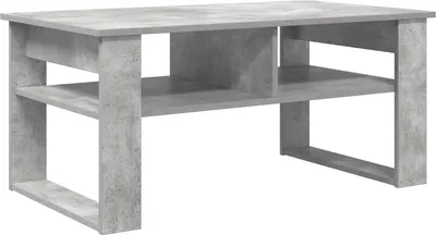 Produktbild von Möbel Couchtisch/Sofatisch - Kaffeetisch Beton Grau 96 x 54 x 44 cm Holzwerkstoff - Kaffeetisch CLORIS3342235