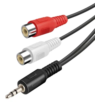 Produktbild von VIVanco™3,5-mm-Klinken-/Cinch-Audiokabel