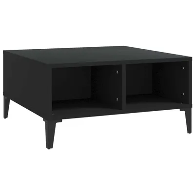 Obrázek produktu pro vidaXL Konferenční stolek černý 60x60x30 cm Dřevěný materiál