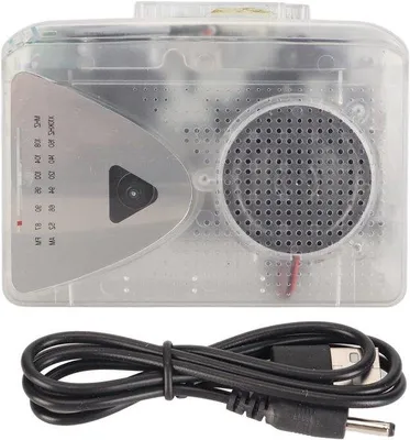 Immagine prodotto di Lettore di cassette portatile - Lettore di cassette per MP3 - Ascoltare musica e radio - Convertitore da cassetta a MP3 via USB
