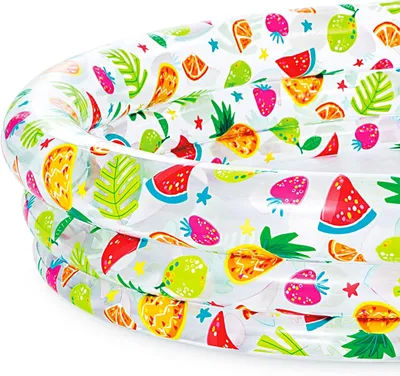 Produktbild von INTEX 3er Pool-Set Planschbecken Wasserball Schwimmring Kinder Garten Sommer
