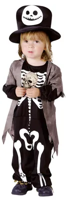 Immagine prodotto di Bonehead - Costume di Halloween bambino ragazzo taglia: 98-104