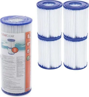 Produktbild von Bestway Filterkartuschen Gr.II Ø10,6 cm x H13,6 cm 4er Set , 58094
