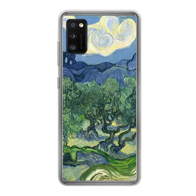 Produktbild von MuchoWow® Handyhülle Schutzhülle Hülle für Samsung Galaxy A41 Die Olivenbäume - Vincent van Gogh Silikon Softcase Handy Hülle - Mobiltelefon