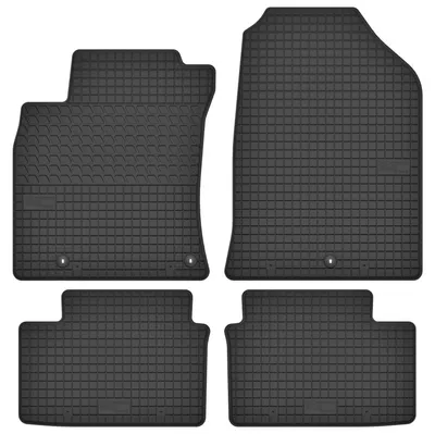 Produktbild von Gummi-Fußmatten für Kia Ceed III 2018- (Schrägheck/Kombi) – 4-tlg, Schwarz, passgenau – Wielganizator SolidTread