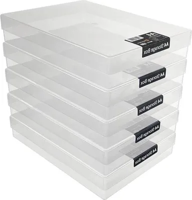 Produktbild von Famanu Aufbewahrungsbox A4 - 36 Liter - Transparent