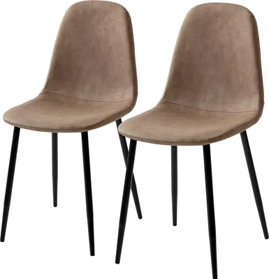 Produktbild von home24 Polsterstuhl - Kunstleder / Metall