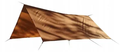 Produktbild von TigerWood Tarp 3x2 Coyote Ultraleicht für Outdoor & Bushcraft