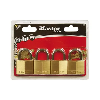 Obrázek produktu pro Visací zámek MASTER LOCK 140Q 4 x 40 mm, mosazný