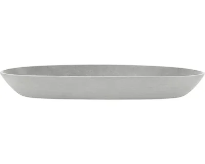 Obrázek produktu pro Podmiska Ecopots Sofia plastová 25,6×11,7×3 cm, bílošedá