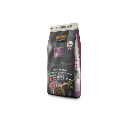 Produktbild von Belcando Finest Croc, Adult, jede Rasse, Mittelgroß (11-25 kg), Mini (≤4 kg), Geflügel, Reis, 1 kg