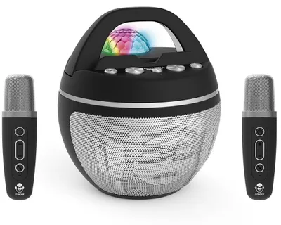 Obrázok produktu pre Karaoke súprava s Bluetooth – 40 W výkon – Bezdrôtové mikrofóny – Prenosná
