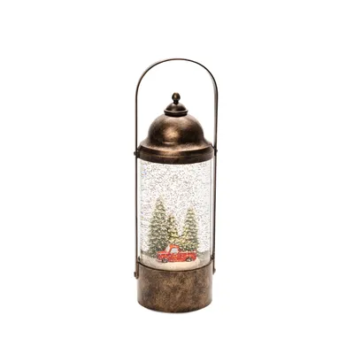 Produktbild von LED "Wasserlaterne mit Weihnachtsbäumen und Auto