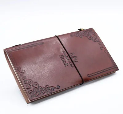 Image de Carnet en cuir - Mon carnet de rêves - Marron (80 pages)