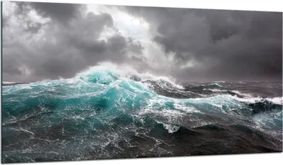 Produktbild von Herdabdeckplatte Glaskeramikkochfeld-Abdeckung Spritzschutz Glas 90x52 Meer