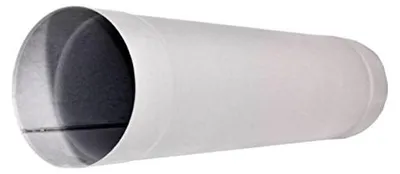 Immagine prodotto di Tubo in acciaio zincato, lunghezza 0,5 metri, diametro 125 mm