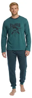 Produktbild von Kisses&Love Herren Winter-Pyjama aus Plüschbaumwolle KLP6