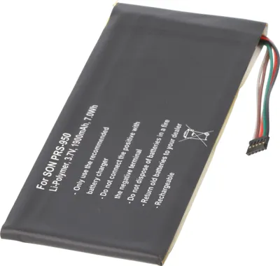 Produktbild von Akku passend für den Sony PRS-950 Akku LIS1460HEPC, 3,7 Volt mit 1900mAh