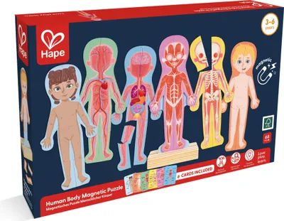 Produktbild von Hape - Magnetisches Puzzle Menschlicher Körper