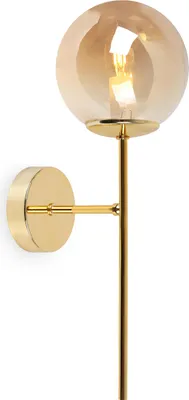 Immagine prodotto di Applique Siena Gold 1 luce vetro miele E14
