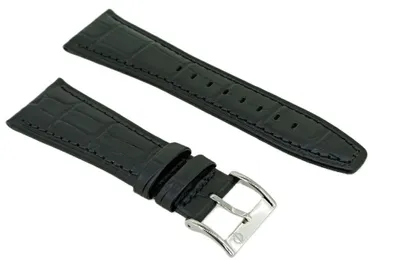 Produktbild von Candino Chrono Uhrenarmband 26mm Leder schwarz Krokoprägung C4747