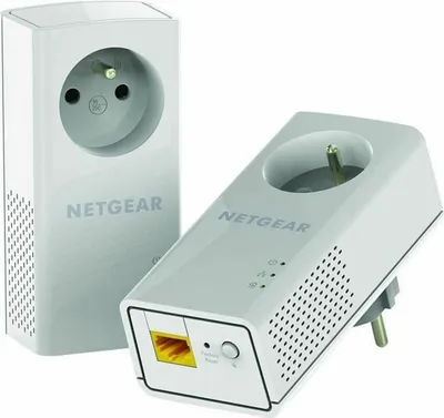 Produktbild von NETGEAR PLP2000-100FRS, 2000 Mbit/s, IEEE 1901, IEEE 802.3, Gigabit Ethernet, 10,100,1000 Mbit/s, HomePlug AV2, Multi User MIMO