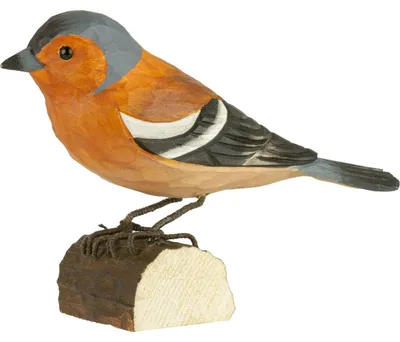 Produktbild von Wildlife Garden DecoBird Buchfink handgeschnitzt