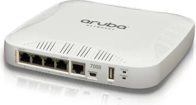 Imagen del producto de HPE Aruba Networking 7005, Rendimiento: 10, 100, 1000 Mbit/s, Ethernet (RJ-45), 920 g, 200 x 200 x 41 mm, 0 - 40 °C