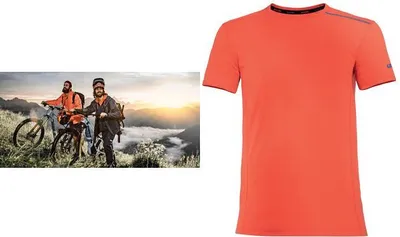 Produktbild von uvex Herren T-Shirt suXXeed, chilli, 5XL